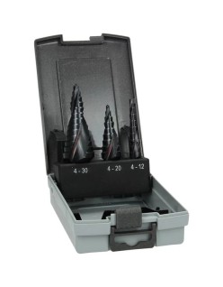 Hikoki kit de 3 fraises spirales tialn d.4-30mm