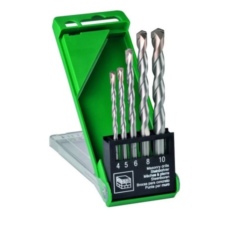 Hikoki kit of 5 cylindrical shank bits d.4x75-10x120mm