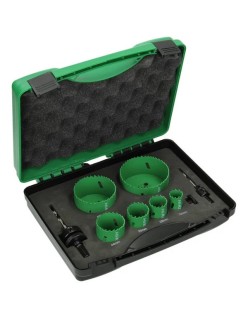 Hikoki kit 6 hole saws hss x electricians