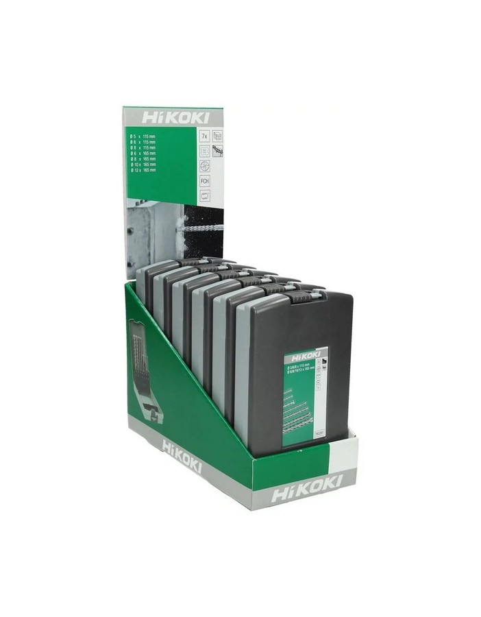 Kit Hikoki 7 embouts sdsplus 4t d.5-12mm