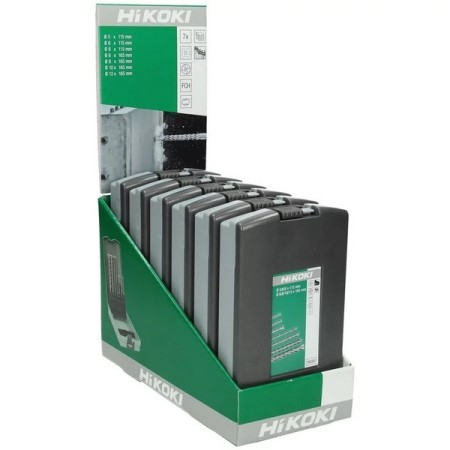 Kit Hikoki 7 embouts sdsplus 4t d.5-12mm