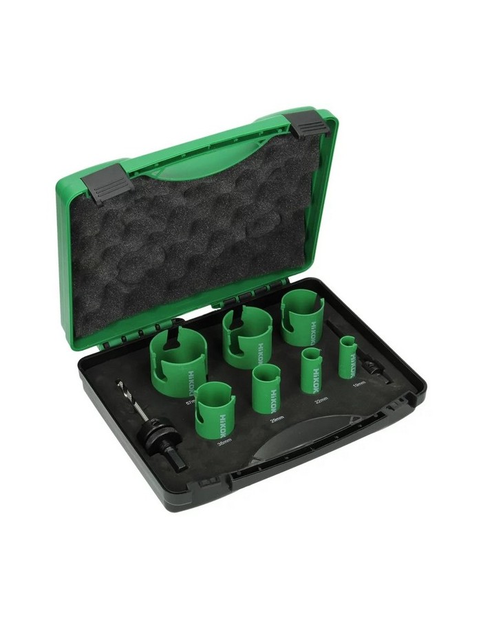 Hikoki kit 7 sierras de copa hidráulicas...