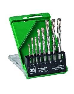 Kit Hikoki 8 puntas de vástago cilíndrico d.3x60-10x120mm