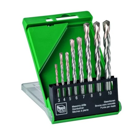 Hikoki kit 8 cylindrical shank bits d.3x60-10x120mm