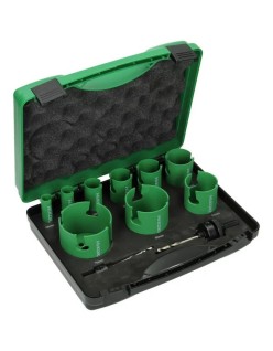 Hikoki-Kit mit 9 Multimaterial-Topfsägen für Elektriker