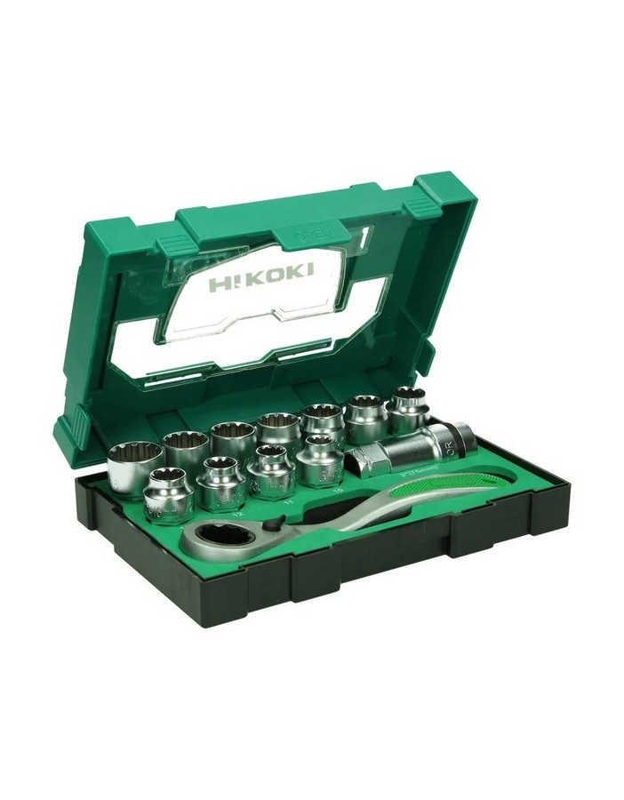 Kit de douille à main stockable Hikoki 13 art