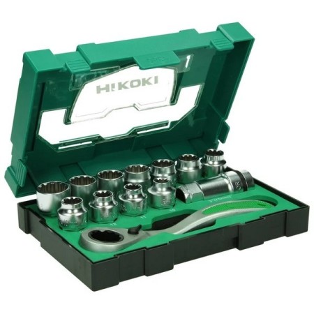 Hikoki stockable hand socket kit 13 art