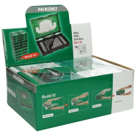 Kit foret Hikoki + fraise empilable 29 art