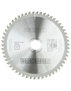 Cuchilla Hikoki x alu d. 210 54d espesor 2.8