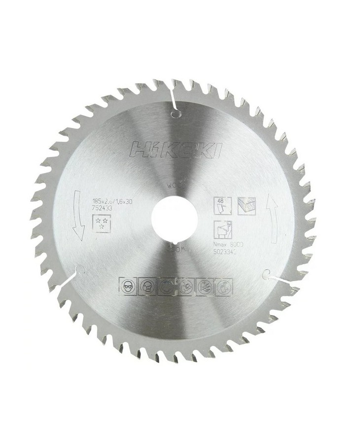 Lame Hikoki x acier inoxydable d.185 48d...