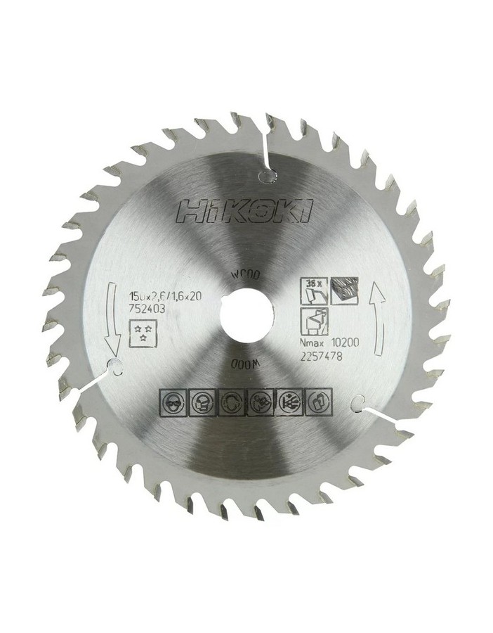 Hikoki Klinge x Bein d.150 dent.24 dick.2,6