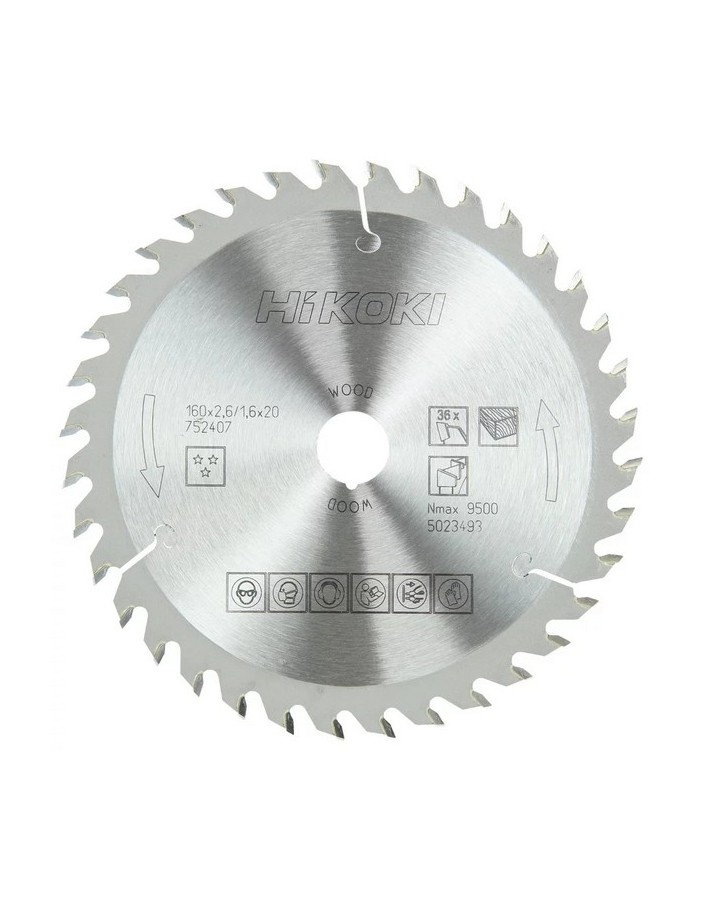 Hikoki lama x legno d.165 18d spessore 1,8