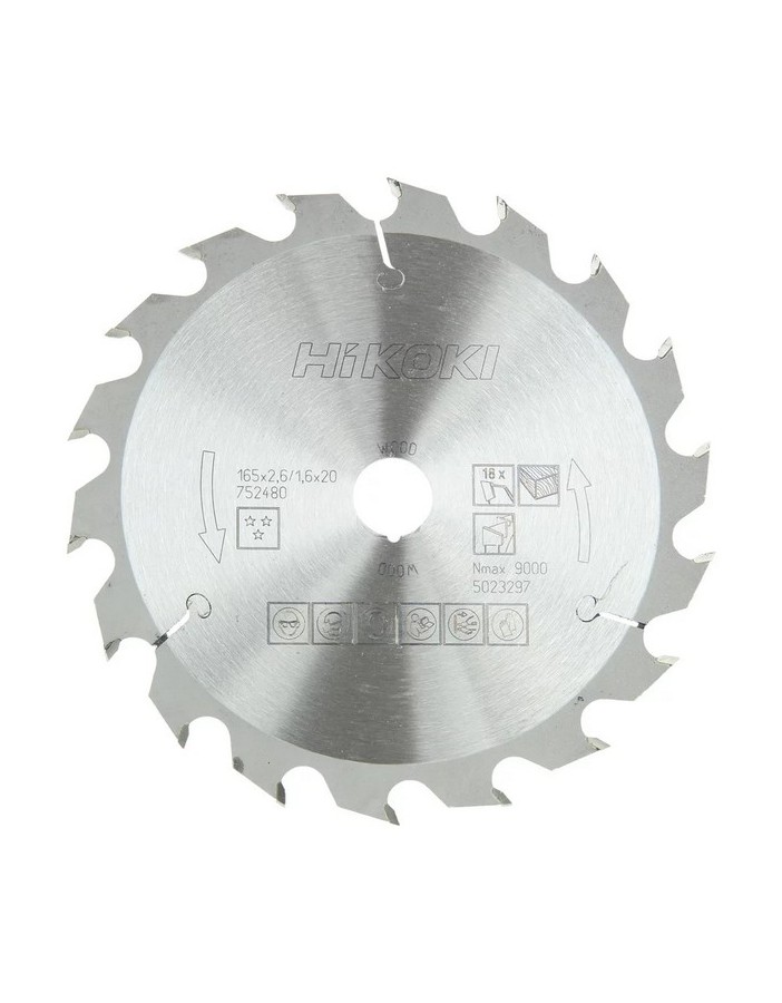 Lame Hikoki x bois d.165 18d épaisseur 2.6