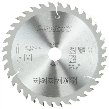 Lame Hikoki x bois d.165 36d épaisseur 2,6