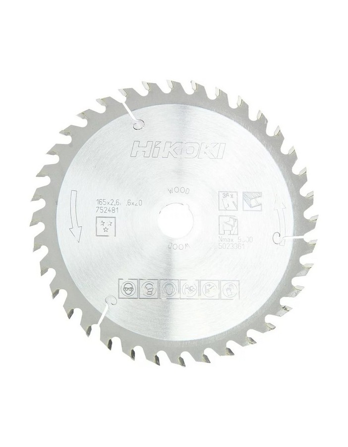 Hikoki lama x legno d.165 36d spessore 2,6