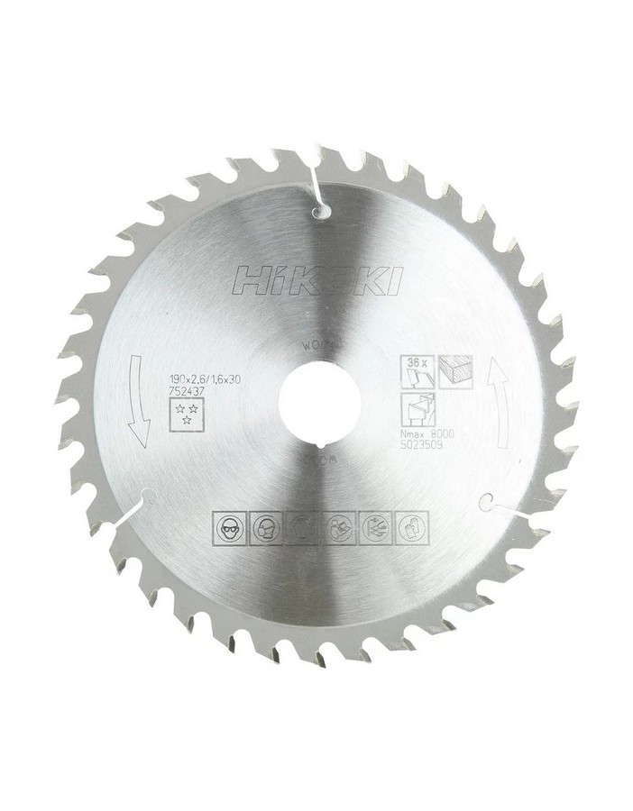 Hikoki lama x legno d.190 48d spessore 2,6