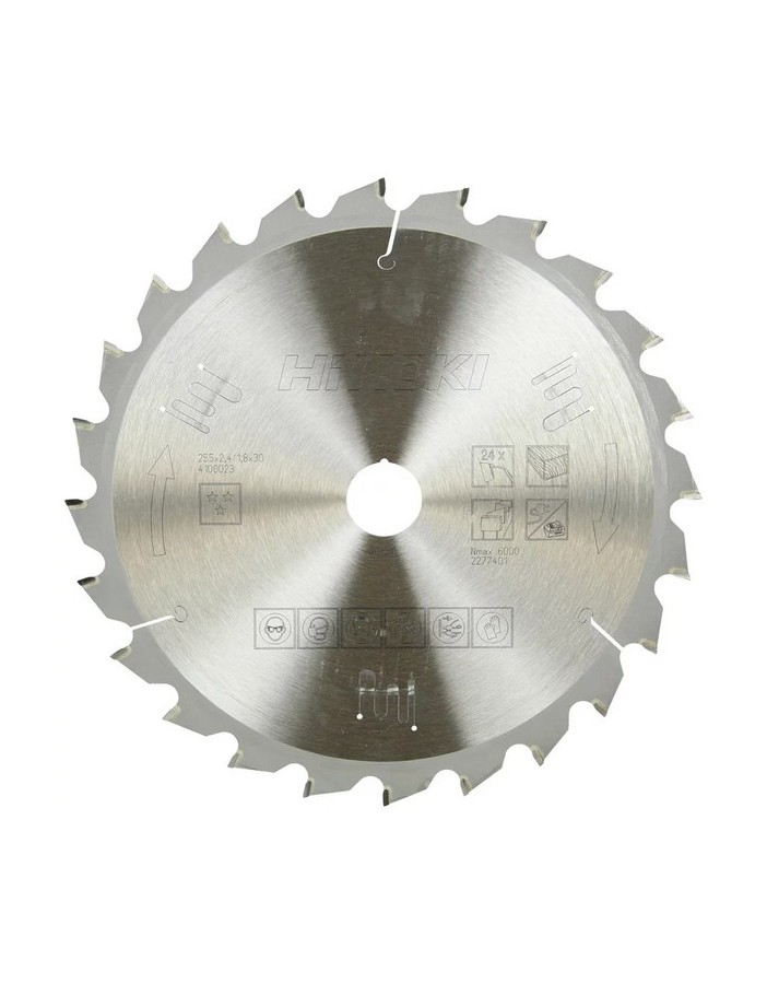 Lame Hikoki x bois d.255 24d épaisseur 2.4