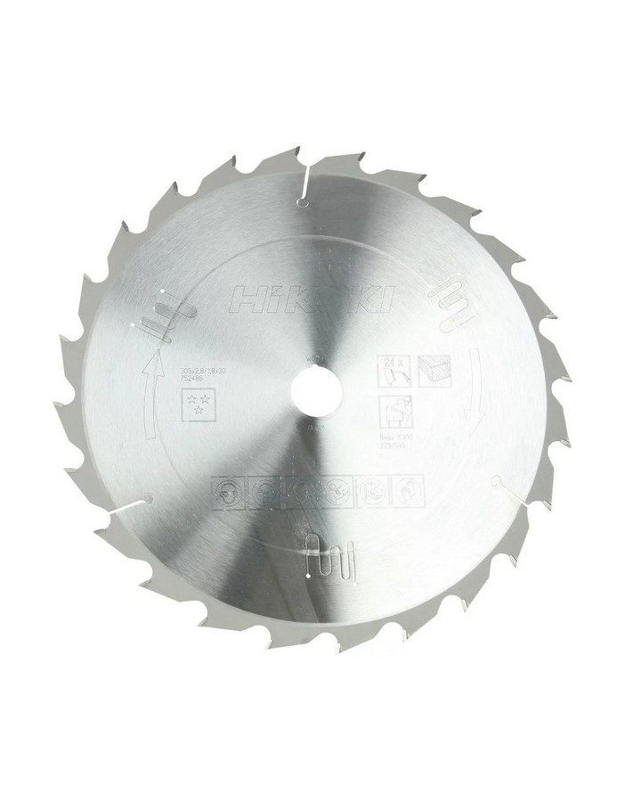 Hikoki lama x legno d.305 60d spessore 2,8