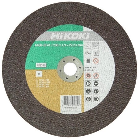Disque à tronçonner en métal Hikoki x acier inoxydable d.230x1,9mm