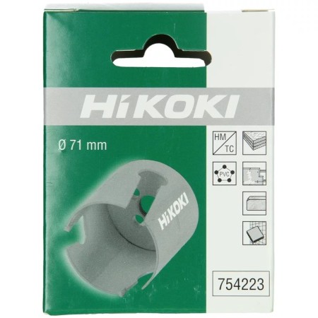 Sierras de copa multimaterial Hikoki bim hss d.71mm