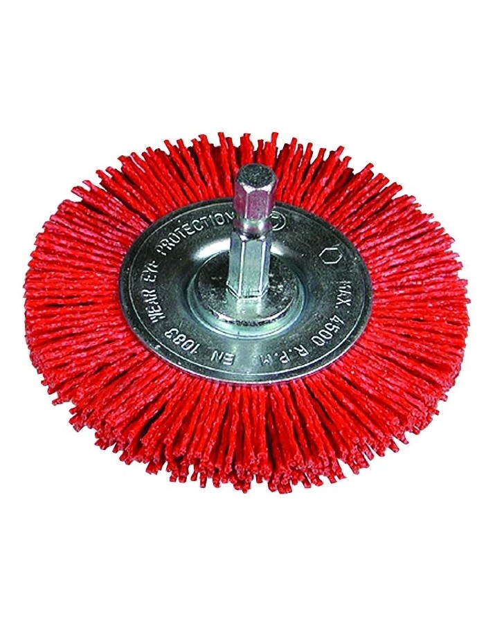 Hikoki circular brush nylon blue d.75mm hex 1/4