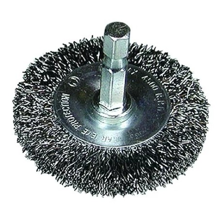 Hikoki circular brush wavy bunches d.100mm hex 1/4
