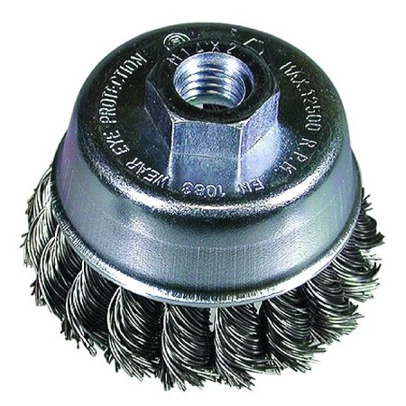 Hikoki brosse coupelle torsadée grappes d.65 x smer.115