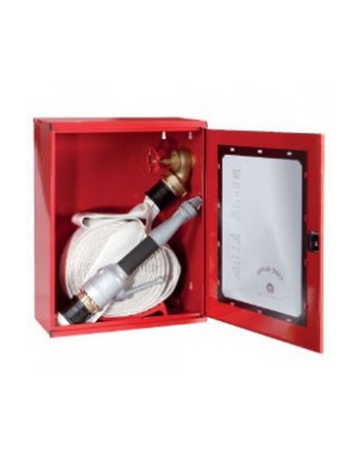 Bocciolone 2/er Wandhydrantenkasten DN70 + Schlauch l.30m rot