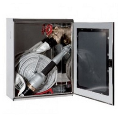 Bocciolone 2/erx wall-mounted hydrant box DN70 + hose l.20m red