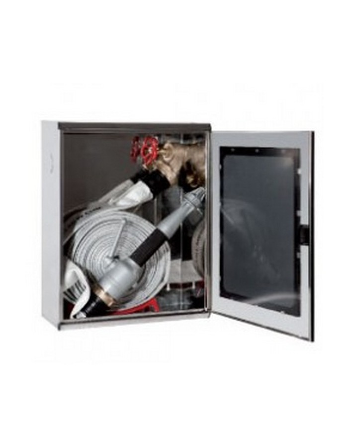 Bocciolone 2/erx caja hidrante de pared DN70 + manguera l.25m bn