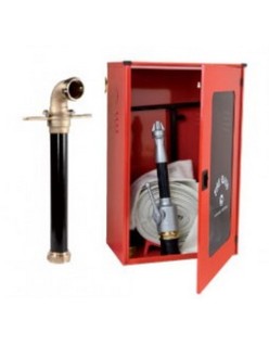 Bocciolone 2/l boîte de bouche d’incendie enterrée extérieure DN70 + tuyau l.30m bn