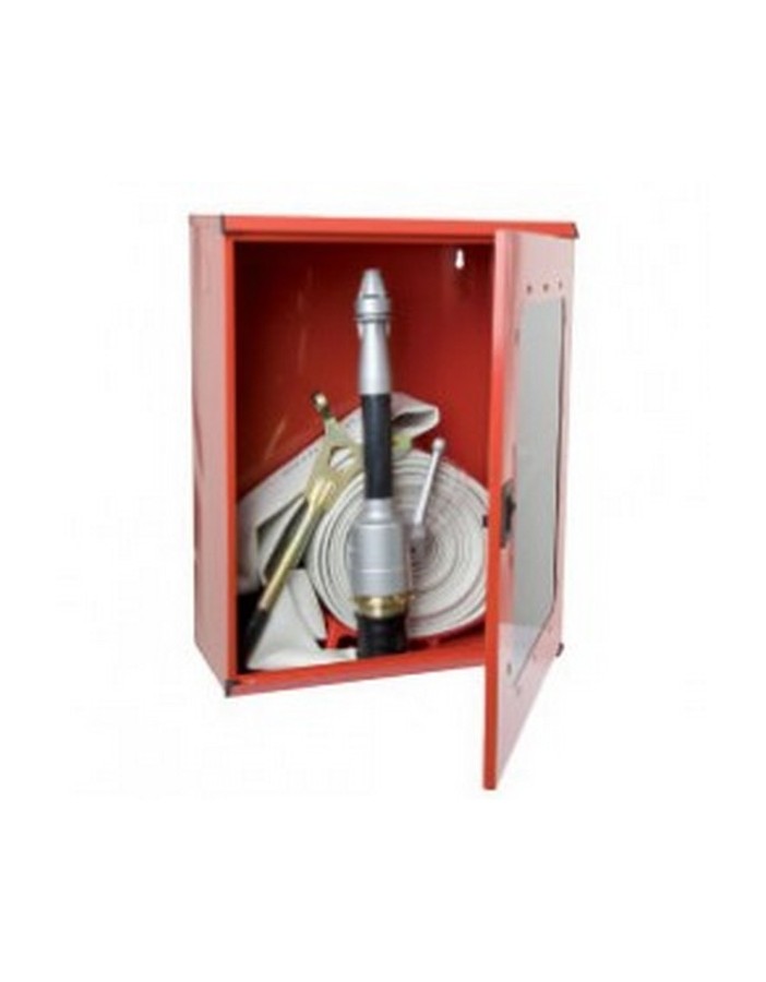 Bocciolone 2/m external above-ground hydrant box DN70 + hose l.25m red