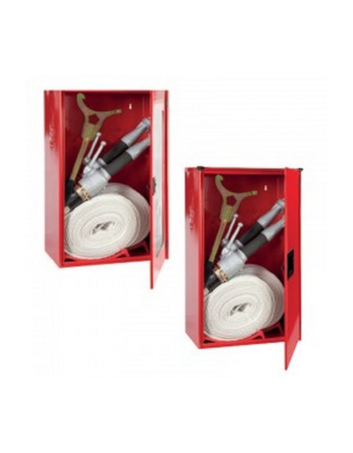 Bocciolone 2/ml external above-ground hydrant box DN70+2 hoses l.20m+p.full