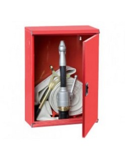 Bocciolone 2/mp cassetta idrante soprasuolo esterna dn70+manichetta l.30m rossa