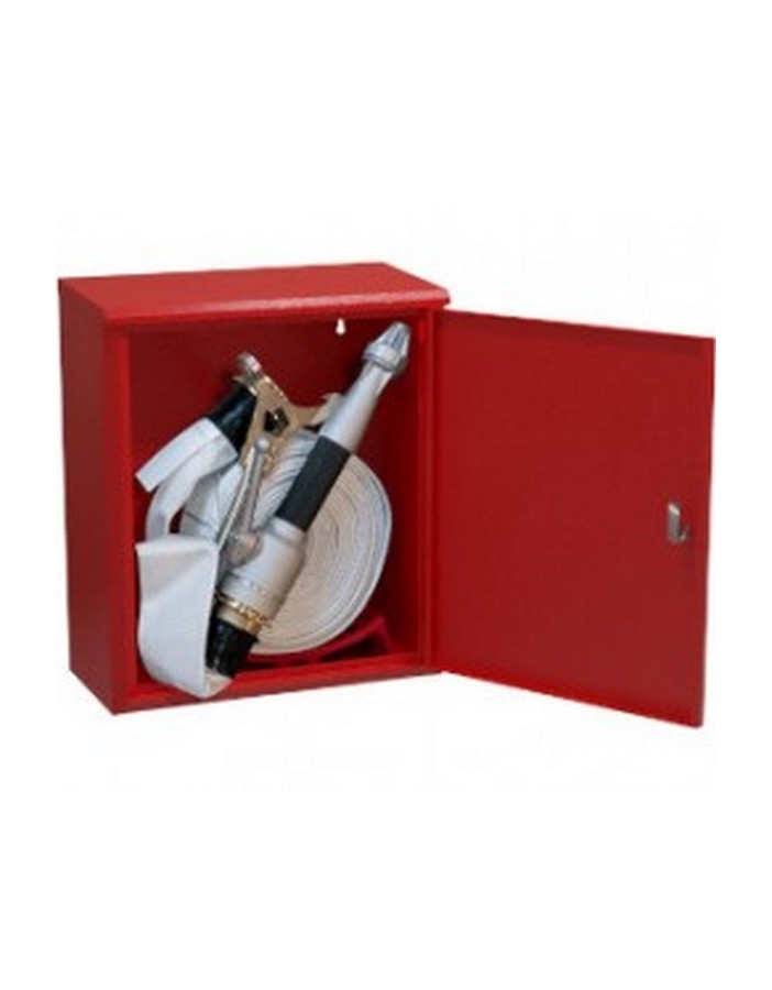 Bocciolone 2/sp externer Aufflur-Hydrantenkasten DN70 + Schlauch l.25m weiß