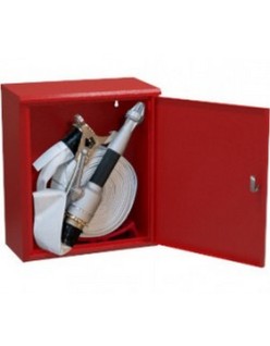 Bocciolone 2/sp externer Aufflur-Hydrantenkasten DN70 + Schlauch l.30m rot