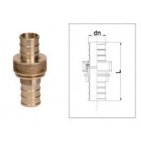 Raccord Bocciolone 20 « a » DN25 UNI804