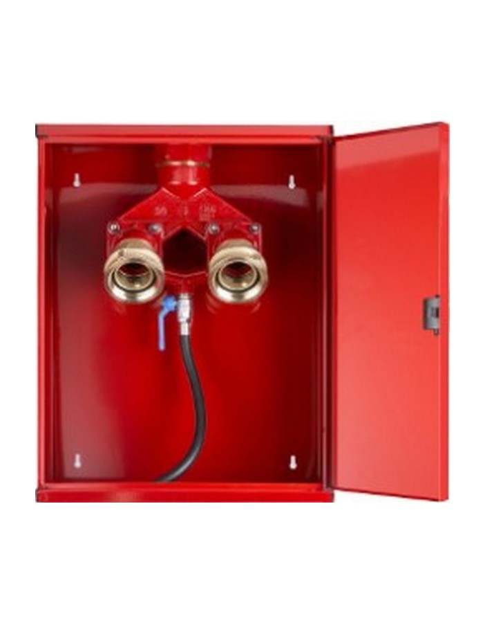 Bocciolone 206 cistern w/90° connection for dry column DN70 stainless steel