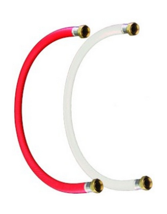 Bocciolone 209 section de tube semi-rigide DN25 L.1,1m rouge