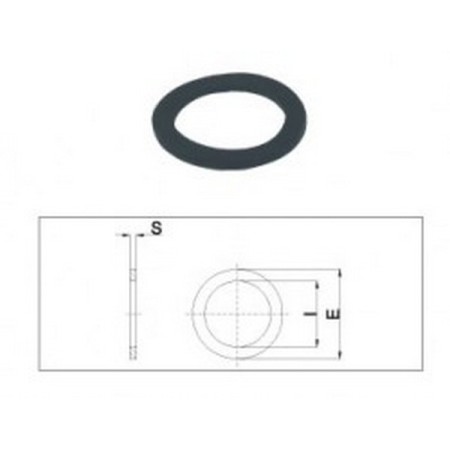 Bocciolone 23 gasket uni813 x fitting DN125 UNI804