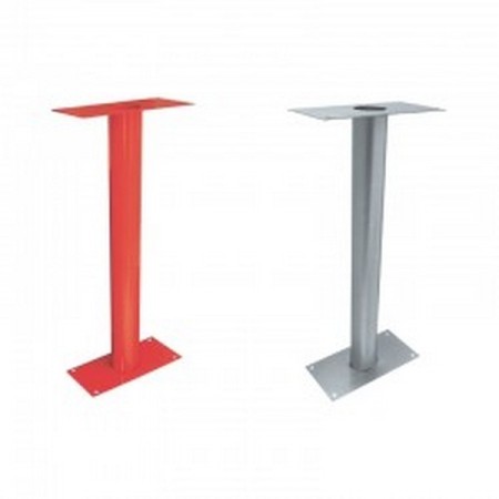 Lampadaire cylindrique central Bocciolone 251/A x DN70/maxi acier inoxydable