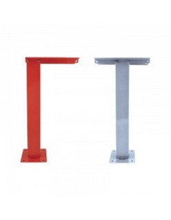 Bocciolone 251/D Lampadaire Carré x Electa/Poly DN45/DN70 Rouge