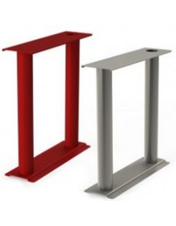 Bocciolone 251/e lampadaire 2 fûts pour boîte d’enrouleur de tuyau rouge