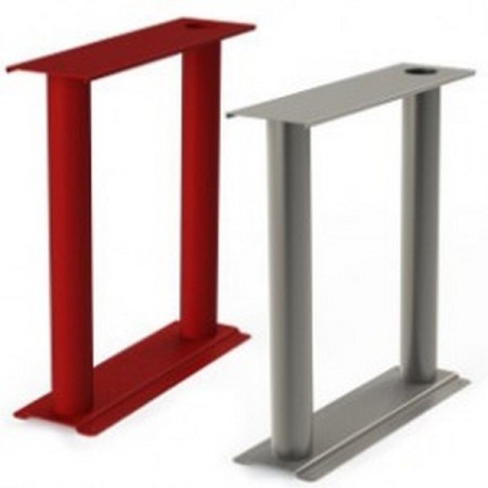 Bocciolone 251/e lampadaire 2 fûts pour boîte d’enrouleur de tuyau rouge