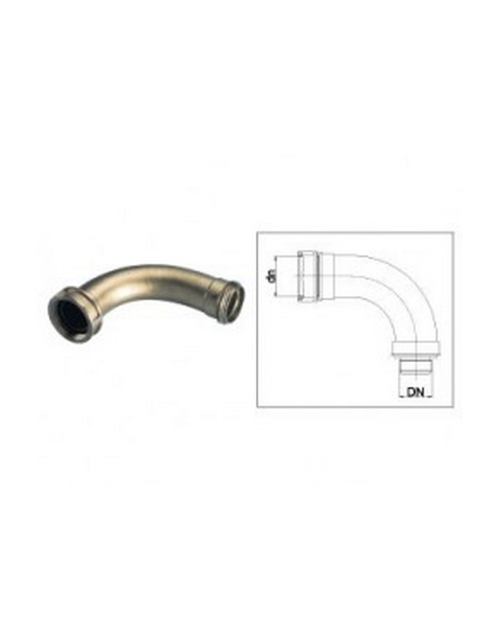 Bocciolone 29 elbow fitting DN45 MXUNI45 FG