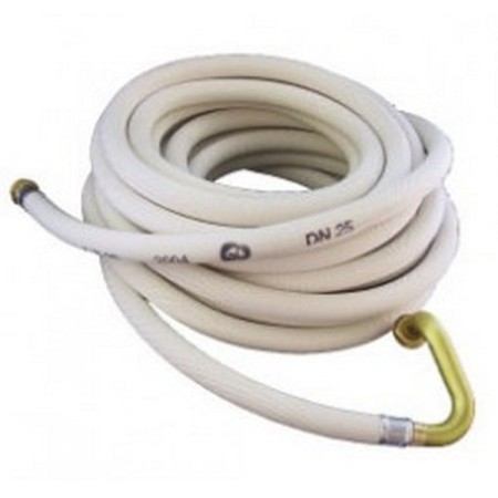 Bocciolone 30/f-r tubo semirigido+snodo dn25 l.20m bn