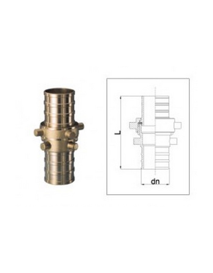 Bocciolone 31 complete fitting "B" DN100 UNI804
