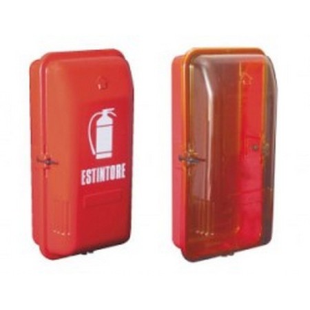 Boîte d’extincteur Bocciolone 36/n 6kg rouge avec port. transp.