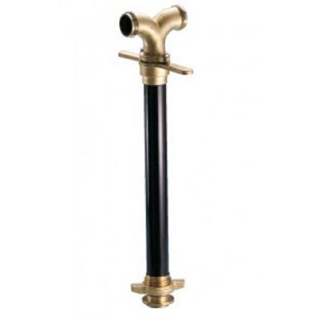 Bocciolone 62 gooseneck bayonet DN70 2 outlets uni70 m