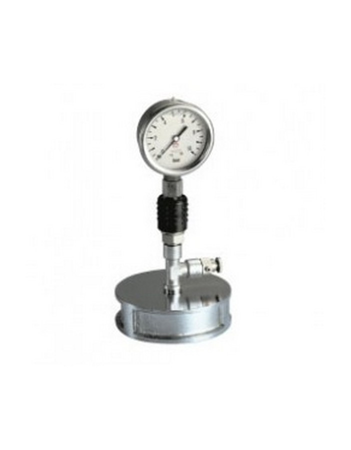 Bocciolone 632 stainless steel pressure gauge dn63 0-25bar + connectionrad.d. 1/4"